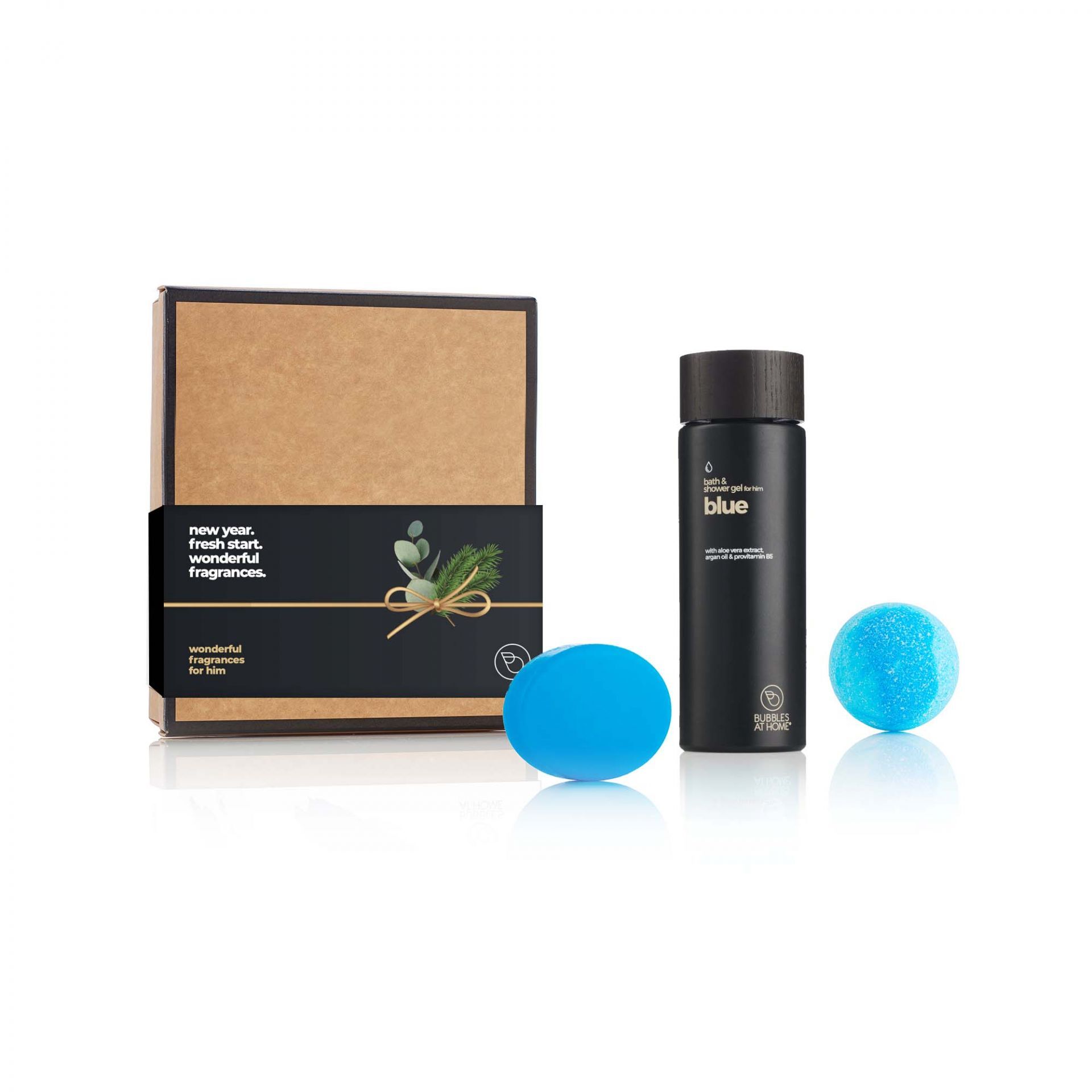 cadeaubox blue bad & douche
